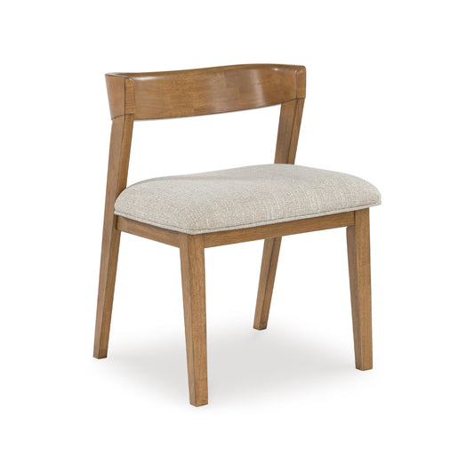 Kristiland Dining Upholstered Curve Back Side Chair