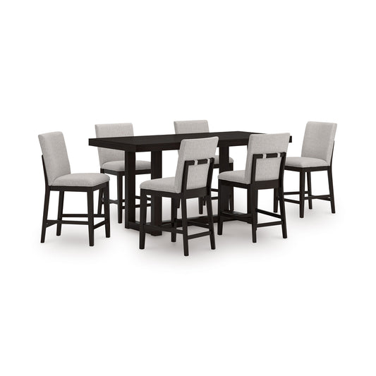 Neymorton 7-Piece Counter Dining Set