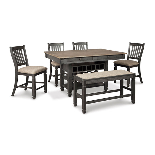 Tyler Creek 6-Piece Counter-Height Dining Set
