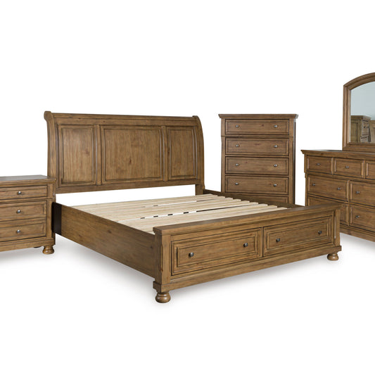 Vandenmore Sleigh Storage Bedroom Set
