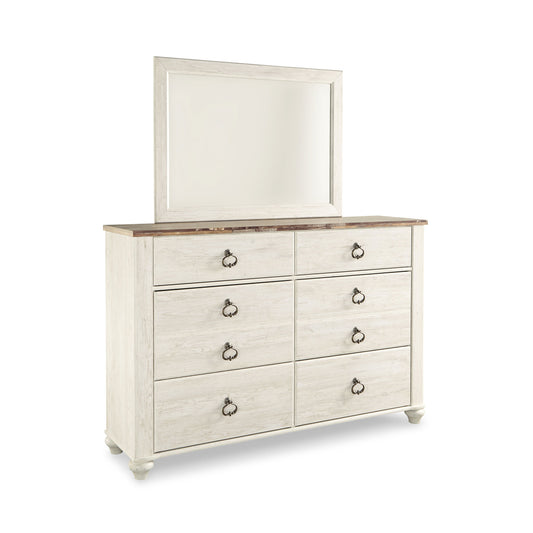 Willowton Dresser and Mirror