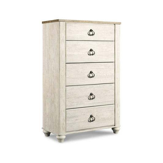 Willowton Five Drawer Chest