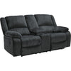 Draycoll Reclining Loveseat w/ Console