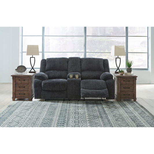 Draycoll Reclining Loveseat w/ Console