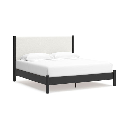 Cadmori Upholstered Panel Bed