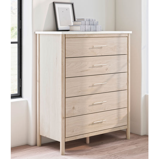 Cadmori Five Drawer Wide Chest