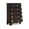 Covetown Five Drawer Chest
