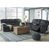 Draycoll Reclining Power Loveseat with Console