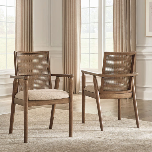 Ella Grove Dining Upholstered Arm Chair