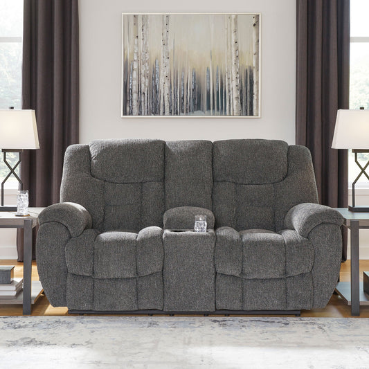 Foreside Recliner Loveseat w/Console