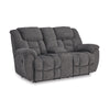 Foreside Recliner Loveseat w/Console