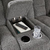 Foreside Recliner Loveseat w/Console