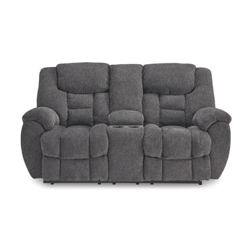 Foreside Recliner Loveseat w/Console