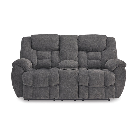 Foreside Recliner Loveseat w/Console