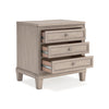 Jorlaina Three Drawer Night Stand