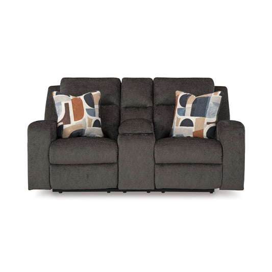 Kanlow Reclining Loveseat w/Console