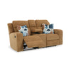 Kanlow Reclining Loveseat w/Console
