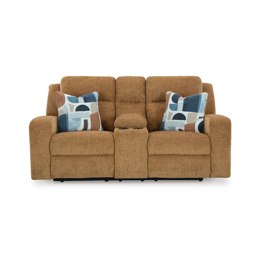 Kanlow Reclining Loveseat w/Console