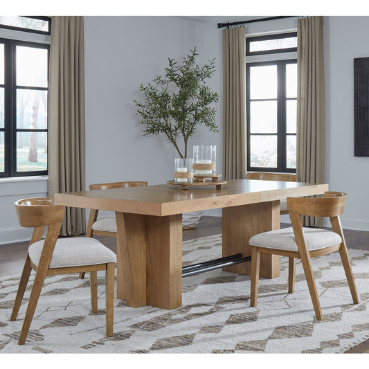 Kristiland 7 PC Dining Set with Low Back Chair
