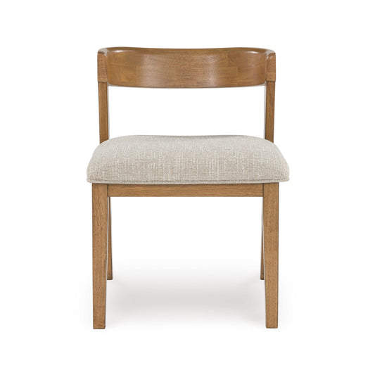 Kristiland Dining Upholstered Curve Back Side Chair
