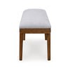 Lyncott Large Upholstered Dining Room Bench