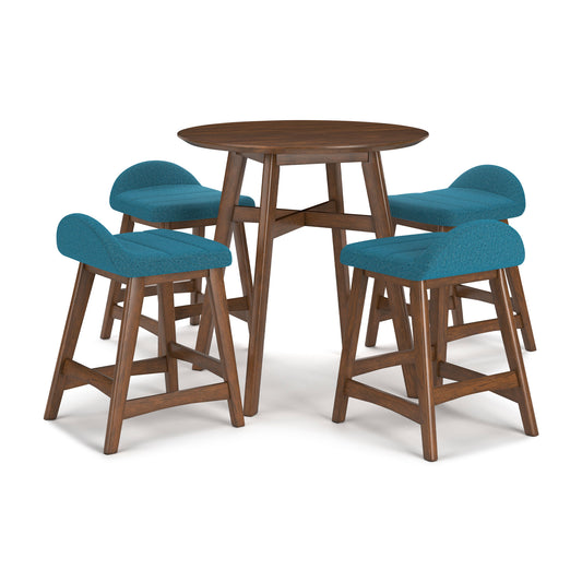 Lyncott 5-Piece Counter Height Dining Set