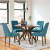 Lyncott 5 Piece Round Table Dining Set