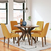Lyncott 5 Piece Round Table Dining Set