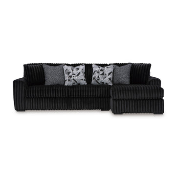 Midnight-Madness 2-Piece Sectional Sofa with Chaise