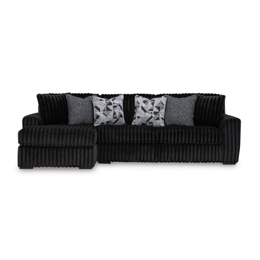 Midnight-Madness 2-Piece Sectional Sofa with Chaise