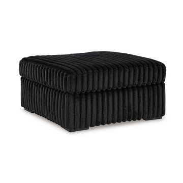 Midnight-Madness Oversized Accent Ottoman