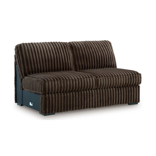 Midnight-Madness Armless Loveseat