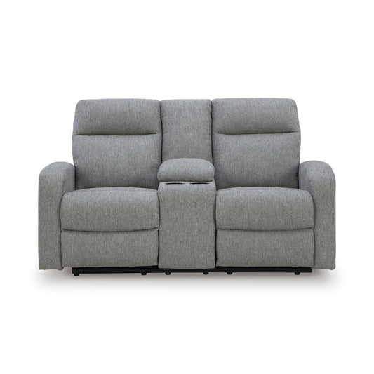 Moreau Place Reclining Loveseat with Console