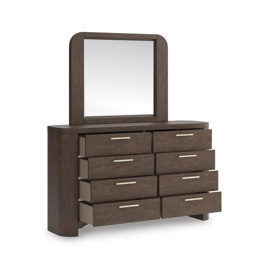 Neo Dresser and Mirror