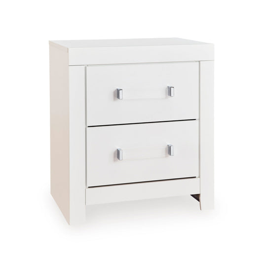 Raechalla Two Drawer Night Stand