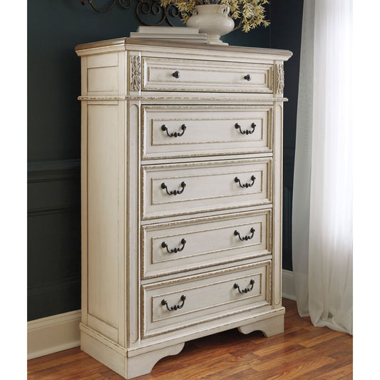 Realyn Five Drawer Chest