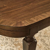 Rustic Plains Dining Room Extendible Table
