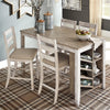 Skempton 5-Piece Counter Height Dining Set with Storage