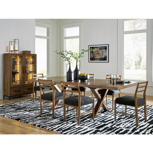 Steenlage 7-Piece Extendable Dining Set with Wood Back Chairs