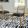 Steenlage Dining Wood Back Upholstered Side Chair