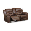 Stoneland Reclining Power Loveseat w/Console