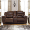 Stoneland Reclining Power Loveseat w/Console