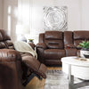 Stoneland Reclining Power Loveseat w/Console