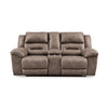 Stoneland Reclining Power Loveseat w/Console