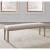 Vallardia Large Upholstered Dining Room Bench