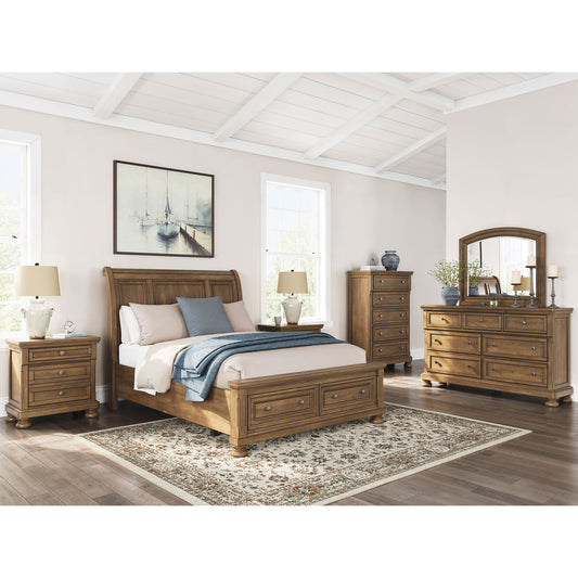 Vandenmore Sleigh Storage Bedroom Set