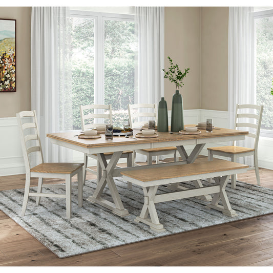 Westlinport Large Dining Room Bench