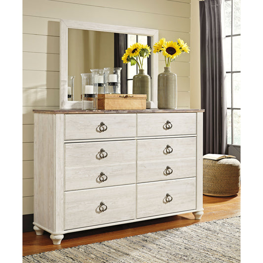 Willowton Dresser and Mirror