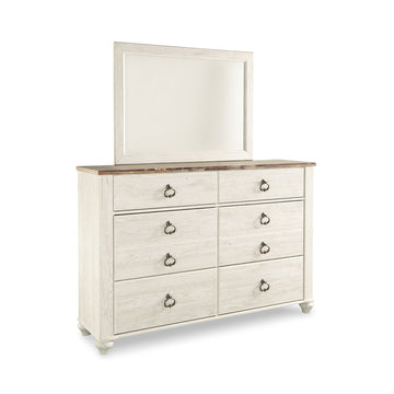 Willowton Dresser and Mirror