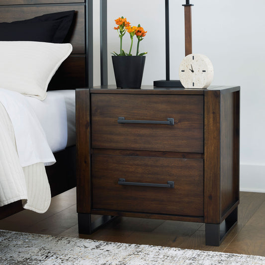 Zumbado Two Drawer Night Stand